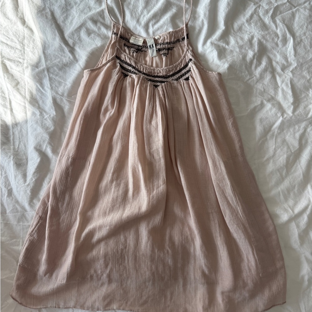 7 For All Mankind Pink Tunic Top